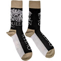 Schwarz - Front - Queen - Socken für Herren-Damen Unisex