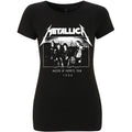 Schwarz - Front - Metallica - "MOP Damage Inc Tour" T-Shirt für Damen