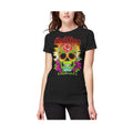 Schwarz-Bunt - Front - Sublime - T-Shirt für Damen