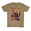 Tan Brown - Front - Slipknot - "The End, So Far" T-Shirt Rückseitiger Aufdruck für Herren-Damen Unisex