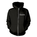 Schwarz - Front - The Doors - "Lizard King" Hoodie mit durchgehendem Reißverschluss für Herren-Damen Unisex