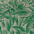 Smaragd - Side - Wylder - Paspeliert - Kissenhülle "Nature Grantley", Jacquard