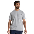 Weiches Grau - Side - Craghoppers - "Wakefield Workwear" T-Shirt Tasche für Herren