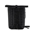 Schwarz - Front - Quadra - Fahrradtasche, Roll Top, Wasserfest