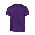 Violett - Back - Gildan - T-Shirt für Kinder