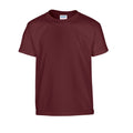 Weinrot - Front - Gildan - T-Shirt für Kinder