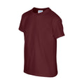 Weinrot - Side - Gildan - T-Shirt für Kinder