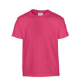 Leuchtend Rosa - Front - Gildan - T-Shirt für Kinder