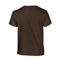 Dunkle Schokolade - Back - Gildan - T-Shirt für Kinder