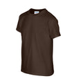Dunkle Schokolade - Side - Gildan - T-Shirt für Kinder