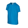 Saphir-Blau - Side - Gildan - T-Shirt für Kinder