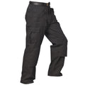 Schwarz - Front - Portwest Herren Arbeitshose (S887) "Action"