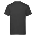 Schwarz - Back - Fruit of the Loom - T-Shirt für Herren-Damen Unisex