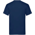 Marineblau - Back - Fruit of the Loom - T-Shirt für Herren-Damen Unisex