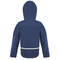 Marineblau-Königsblau - Back - Result Core - "TX Performance" Softshelljacke mit Kapuze für Kinder