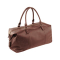 Hellbraun - Front - Quadra - Reisetasche "Nuhide Weekender"