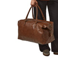 Hellbraun - Back - Quadra - Reisetasche "Nuhide Weekender"