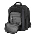 Schwarz-Dunkles Anthrazitgrau - Side - Quadra - Rucksack für Laptops "Tungsten"