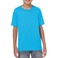 Saphir - Front - Gildan - "Softstyle" T-Shirt für Kinder