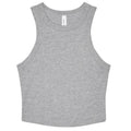 Athletisches Grau - Front - Bella + Canvas - Ärmelloses Oberteil Racerback für Damen