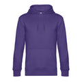 Kräftiges Violett - Front - B&C - "King" Kapuzenpullover für Herren