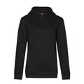 Schwarz pur - Front - B&C - "Queen" Kapuzenpullover für Damen