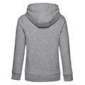 Grau meliert - Back - B&C - "Queen" Kapuzenpullover für Damen