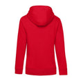 Rot - Back - B&C - "Queen" Kapuzenpullover für Damen