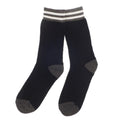 Schwarz-Grau - Back - Ribbon - Socken für Herren - Arbeit(3er-Pack)