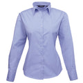 Mittelblau - Front - Premier - Bluse für Damen Langärmlig