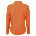 Orange - Back - Premier - Bluse für Damen Langärmlig