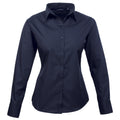 Marineblau - Front - Premier - Bluse für Damen Langärmlig