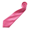 Fuchsia - Back - Premier Herren Satin-Krawatte, unifarben