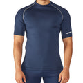 Marineblau - Back - Rhino Herren Base Layer Sport-Unterhemd - Sport-T-Shirt, Kurzarm