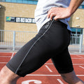 Schwarz - Side - Spiro Herren Sprint Sport-Shorts - Sporthose