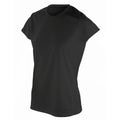 Schwarz - Back - Spiro Damen Sport T-Shirt Performance