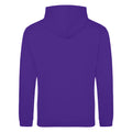 Ultra Violett - Back - Awdis Unisex Kapuzenpullover College