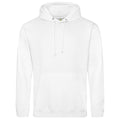 Arctic Weiß - Front - Awdis Unisex Kapuzenpullover College