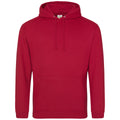 Feuerrot - Front - Awdis Unisex Kapuzenpullover College