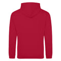 Feuerrot - Back - Awdis Unisex Kapuzenpullover College