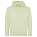 Pistaziengrün - Front - Awdis Unisex Kapuzenpullover College