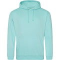 Mintgrün - Front - Awdis Unisex Kapuzenpullover College