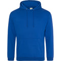 Königsblau - Front - Awdis Unisex Kapuzenpullover College