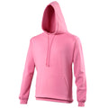 Candyfloss Pink - Front - Awdis Unisex Kapuzenpullover College