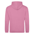 Candyfloss Pink - Back - Awdis Unisex Kapuzenpullover College