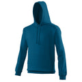 Tiefes Meeresblau - Front - Awdis Unisex Kapuzenpullover College