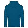 Tiefes Meeresblau - Back - Awdis Unisex Kapuzenpullover College