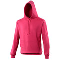 Hot Pink - Front - Awdis Unisex Kapuzenpullover College