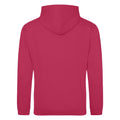 Hot Pink - Back - Awdis Unisex Kapuzenpullover College