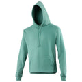 Moosgrün - Front - Awdis Unisex Kapuzenpullover College